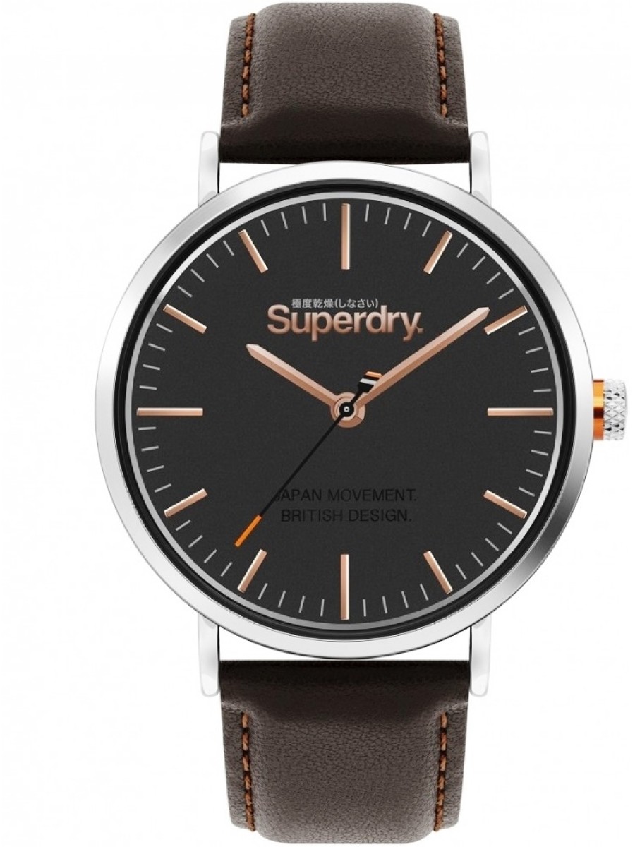 Superdry watch outlet leather strap