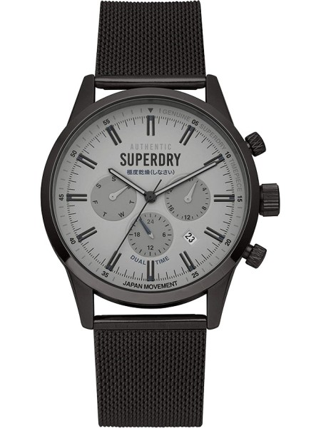 Superdry SYG256SBM men's watch, stainless steel strap