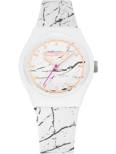 Superdry SYL253WE ladies' watch, silicone strap