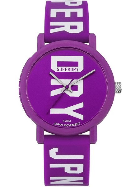 Superdry SYL196VW Relógio para mulher, pulseira de silicona