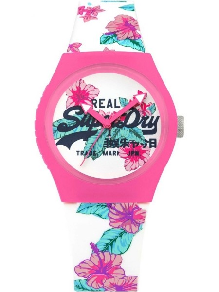 Superdry SYL160WP Γυναικείο ρολόι, silicone λουρί