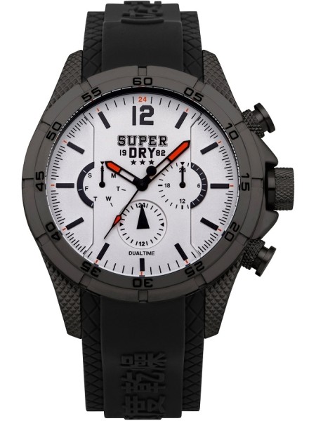 Superdry SYG257B men's watch, silicone strap