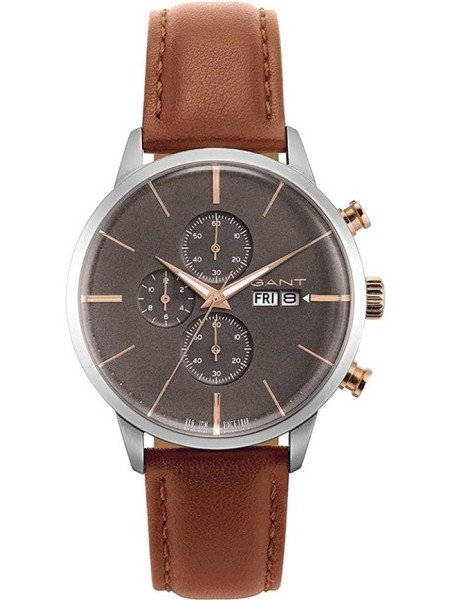 Gant GT063002 men's watch, real leather strap