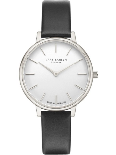 Lars Larsen 146SWBLLX ladies' watch, real leather strap