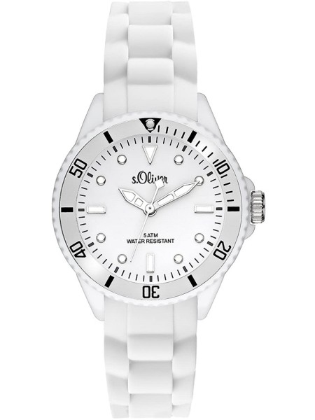 sOliver SO-2296-PQ Γυναικείο ρολόι, silicone λουρί