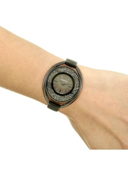 Swarovski 5158517 ladies' watch, real leather strap