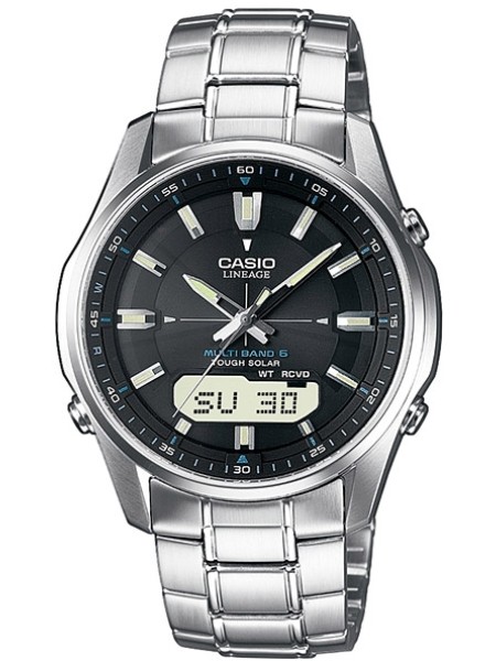 Casio Funkuhr LCW-M100DSE-1AER men's watch, stainless steel strap