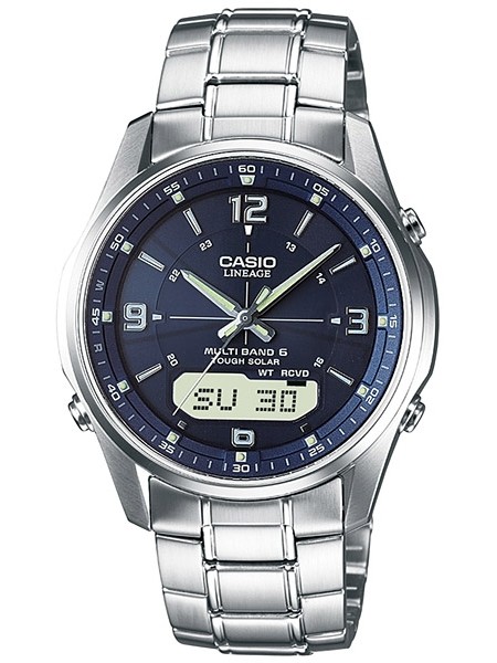 Casio Funkuhr LCW-M100DSE-2AER men's watch, stainless steel strap