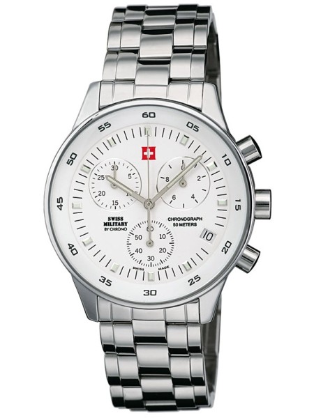 Swiss Military by Chrono Chronograph SM30052.02 herreur, rustfrit stål rem