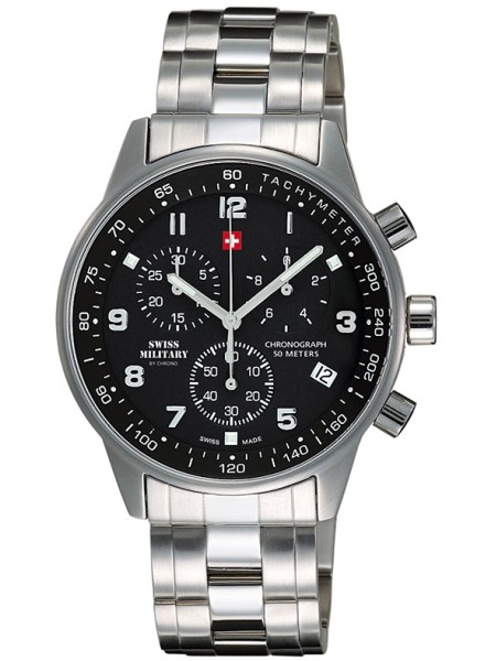 Swiss Military by Chrono Chronograph SM34012.01 herreur, rustfrit stål rem
