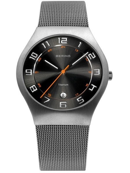 Bering 11937-007 men's watch, stainless steel strap
