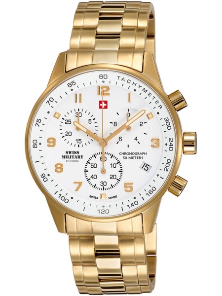 Swiss Military by Chrono Chronograph SM34012.03 herreur, rustfrit stål rem