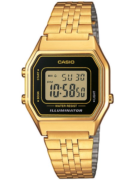 Casio Collection LA680WEGA-1ER montre de dame, acier inoxydable sangle