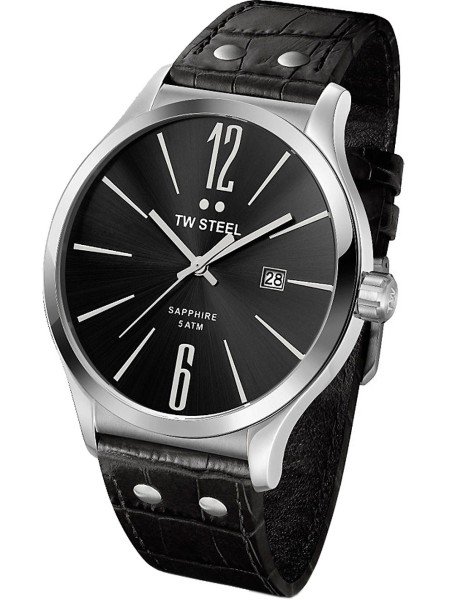 TW-Steel TW1300 men's watch, real leather strap
