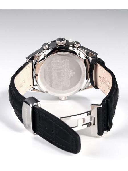 Ingersoll IN1310SL men's watch, real leather strap