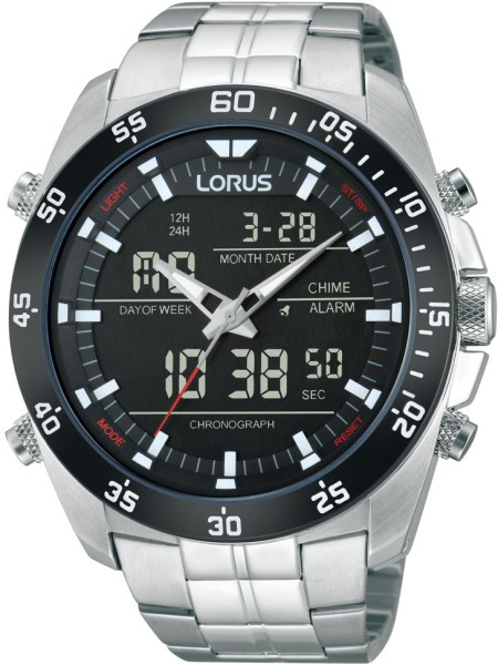 Lorus RW611AX9 montre pour homme, acier inoxydable sangle