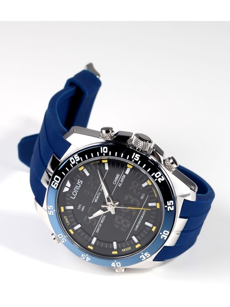 Lorus RW617AX9 men's watch, silicone strap