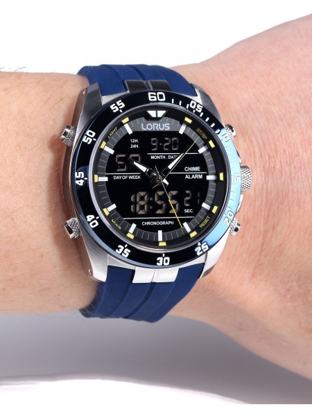 Lorus RW617AX9 men's watch, silicone strap