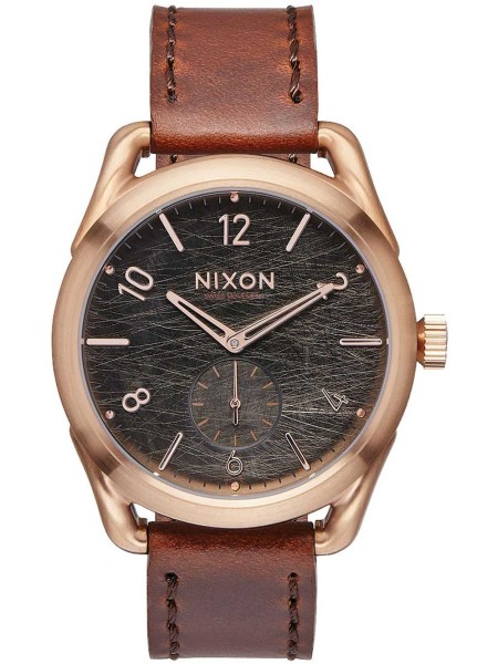 Nixon A459-1890 damklocka, äkta läder armband