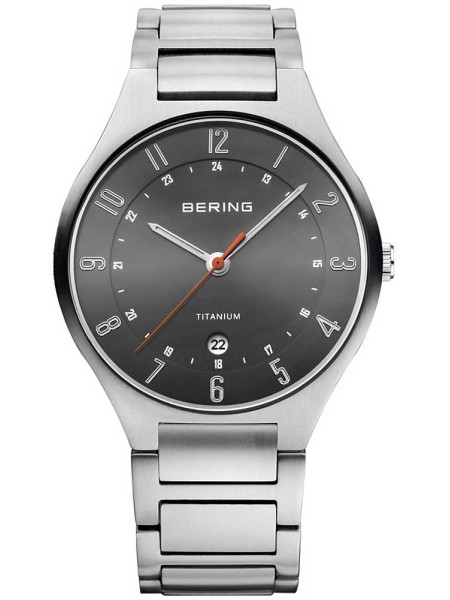 Bering Titanium 11739-772 men's watch, titanium strap