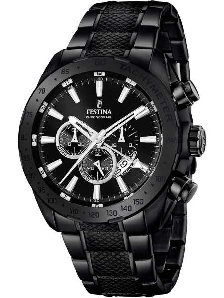 Festina Chronograph F16889/1 men's watch, stainless steel strap