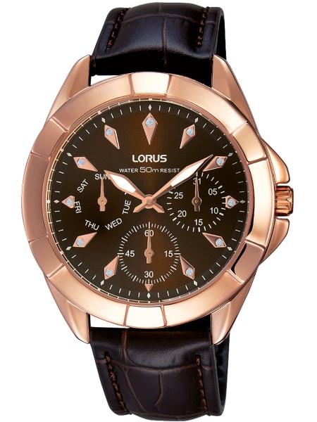Lorus RP636CX9 ladies' watch, real leather strap
