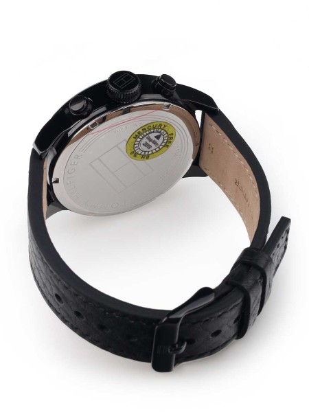 Tommy Hilfiger Casual Sport Multifunktion 1791241 herrklocka, äkta läder armband
