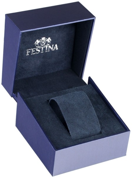 Festina Multifunktion F6837/3 herrklocka, äkta läder armband