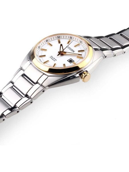 Citizen Super-Titanium EW2214-52A Relógio para mulher, pulseira de titanio