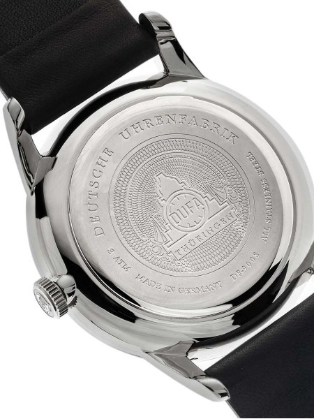 DuFa Weimar DF-9008-03 men's watch, cuir véritable strap