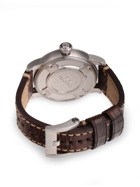 TW-Steel Maverick MS22 men's watch, real leather strap