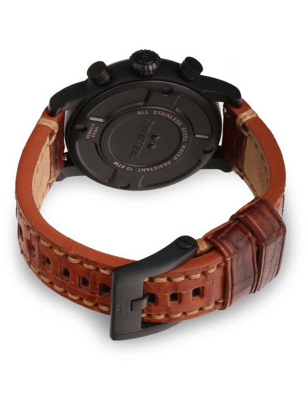 TW-Steel Maverick Chrono MS43 montre pour homme, cuir véritable sangle