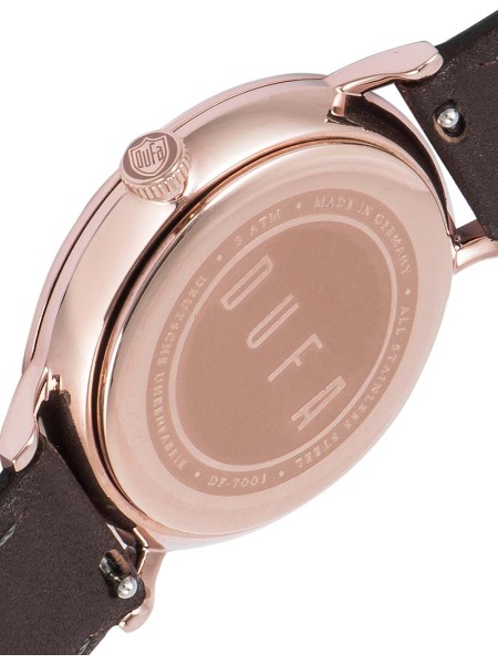 DuFa Walter DF-7001-05 ladies' watch, real leather strap