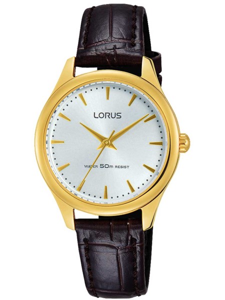 Lorus RRS90VX9 ladies' watch, real leather strap