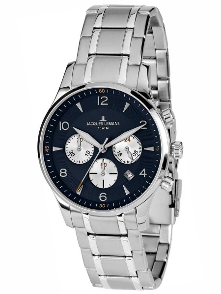 Jacques Lemans London 1-1654K men's watch, stainless steel strap