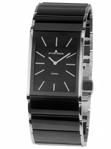 Jacques Lemans 1-1940A ladies' watch, stainless steel / ceramics strap