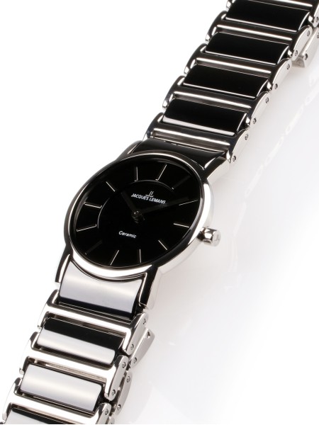 Jacques Lemans York 1-1649A ladies' watch, stainless steel / ceramics strap