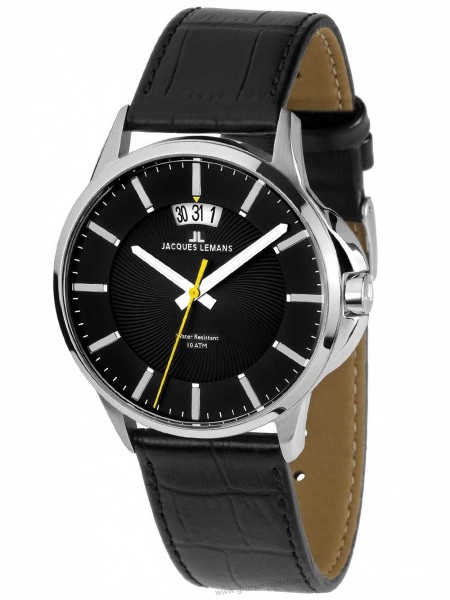 Jacques Lemans Sydney 1-1540A men's watch, real leather strap