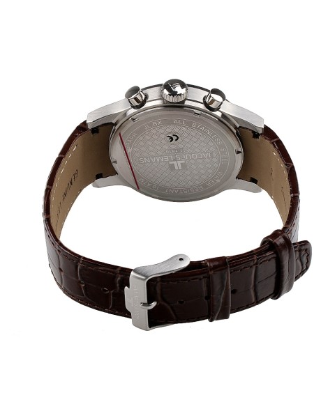 Jacques Lemans Porto 1-1810C ladies' watch, real leather strap