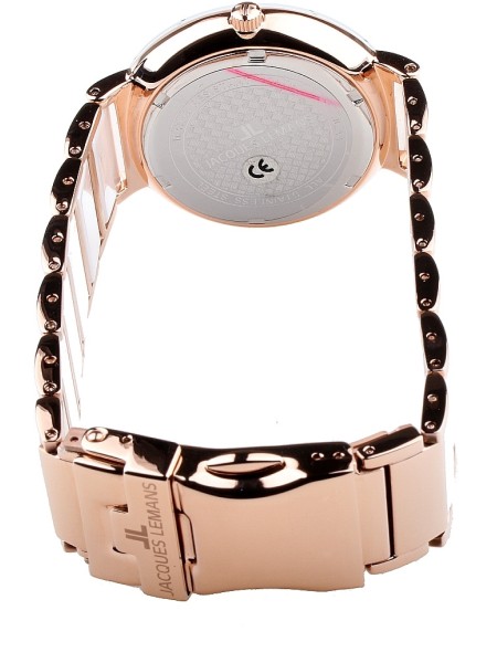 Jacques Lemans Monaco 1-1866D ladies' watch, stainless steel / ceramics strap