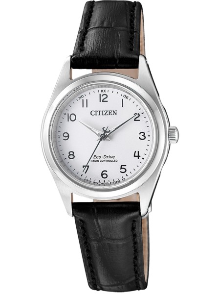 Citizen ES4030-17A ladies' watch, real leather strap
