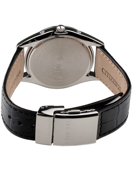 Citizen AS2050-10E herrklocka, äkta läder armband