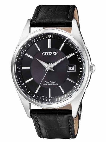 Citizen AS2050-10E herenhorloge, echt leer bandje
