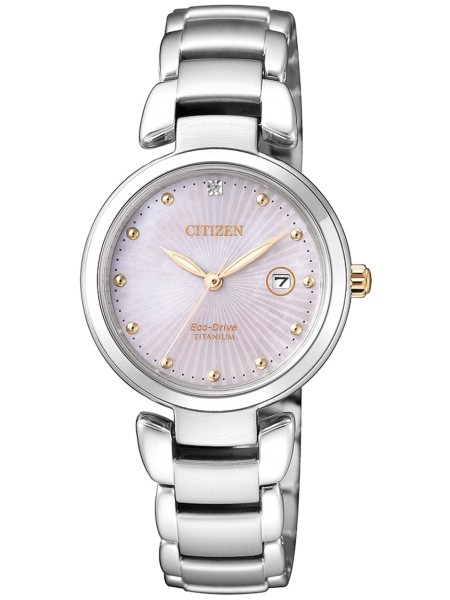 Citizen EW2506-81Y ladies' watch, titanium strap