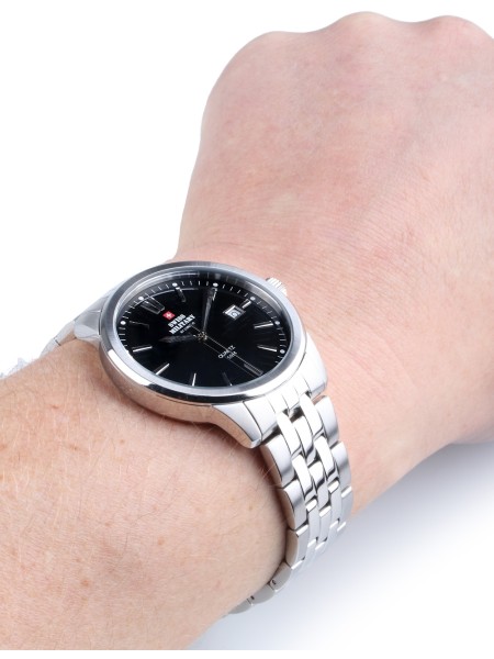 Swiss Military by Chrono SMP36009.01 men's watch, acier inoxydable strap