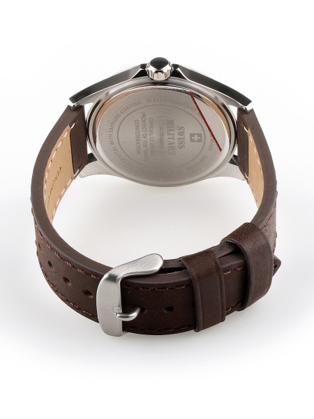 Swiss Military by Chrono SMP36040.16 montre pour homme, cuir véritable sangle