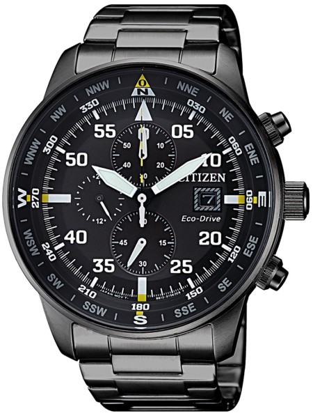 Citizen Eco-Drive Chronograph CA0695-84E Herrenuhr, stainless steel Armband