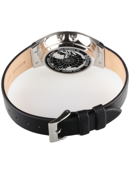 Bering Slim Radio Control 51640-402 men's watch, real leather strap