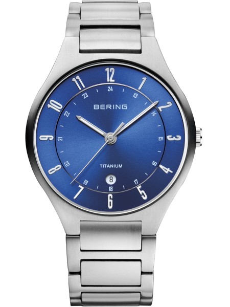 Bering Titanium 11739-707 men's watch, titanium strap