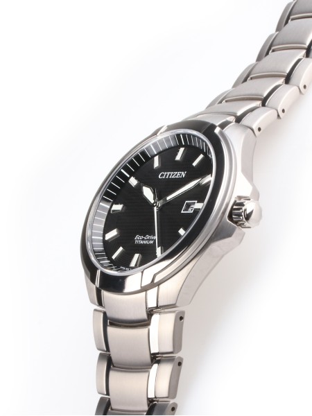 Citizen Super-Titanium - Eco-Drive BM7430-89E montre pour homme, titane sangle